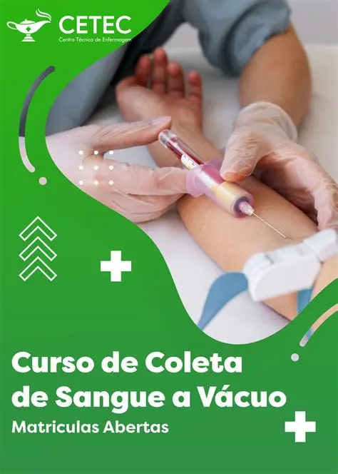 Coleta de sangue em um local inadequado
