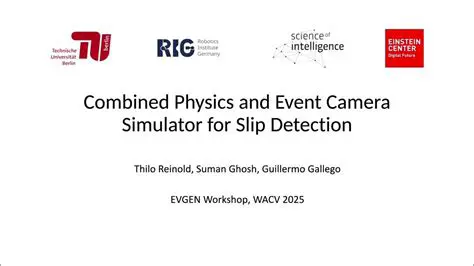 Combined Physics and Event Camera Simulator for Slip Detection