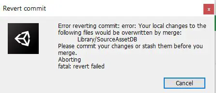 Commit Reverting the Issue