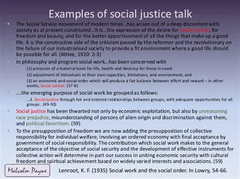 Committed to Social Justice