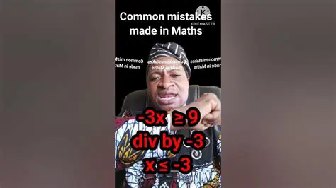 Common Inequality Mistakes