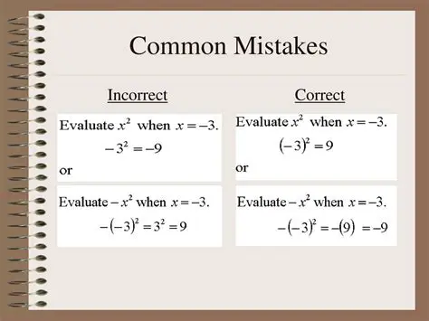 Common Mistakes in Simplifying Expressions