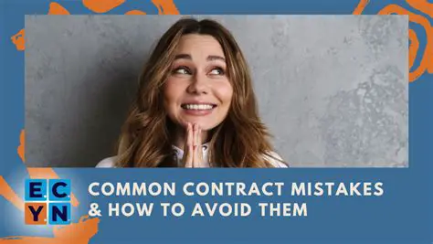 Common Mistakes to Avoid in a Sales Contract