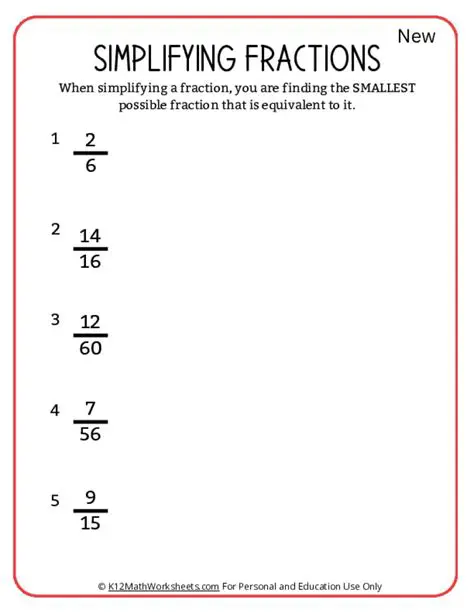 Common Quotient Simplification Exercises
