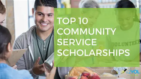 Community service scholarships