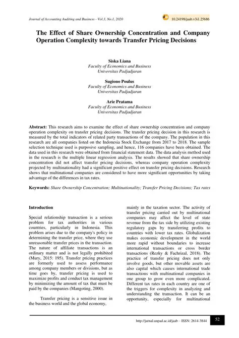 Company Operation Complexity