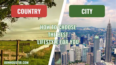 Comparison of country and city life