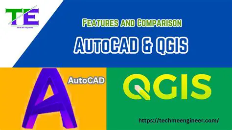 Comparison of QGIS and CAD Labeling