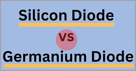 Comparison of Silicon and Germanium Diodes