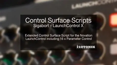 Complementary Control Surface Scripts