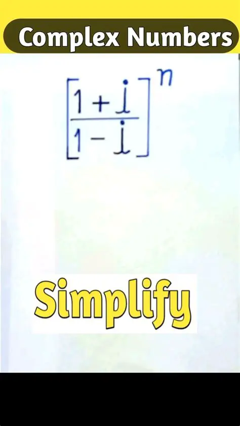 Complex Numbers Simplification