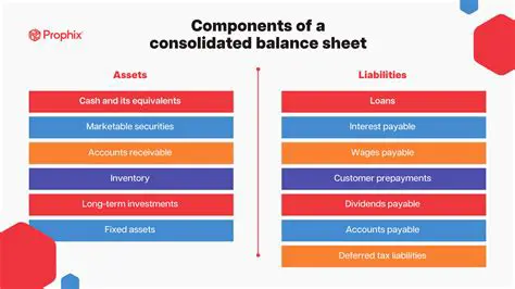 Components of a Consolidated Balance Sheet