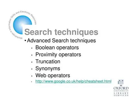Comprehensive Search Facilities