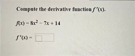 Compute the Derivative of A with Respect to x