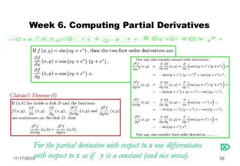 Computing the Partial Derivatives