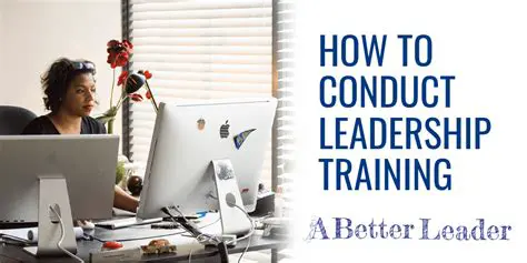 Conduct leadership training