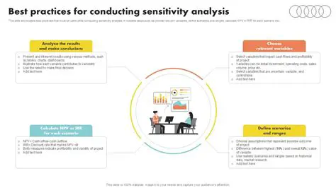 Conduct sensitivity analysis