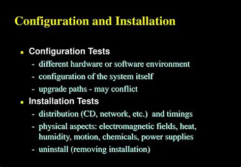 Configuration and Installation
