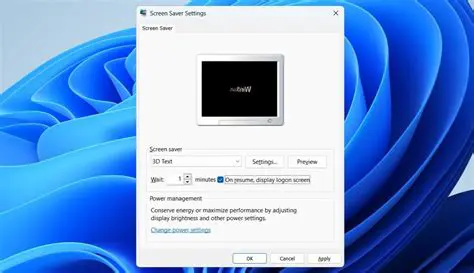Configure the Screen Saver