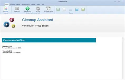 Configuring Cleanup Assistant