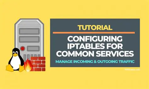 Configuring iptables Rules