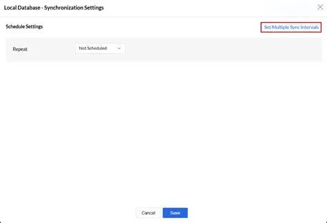 Configuring Multiple Sync Tasks