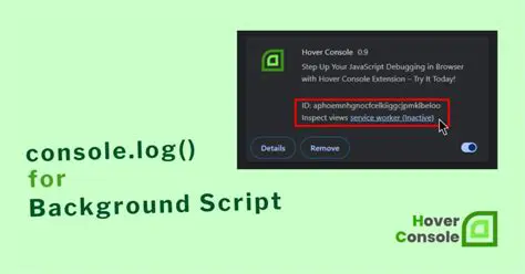 Configuring the Extension to Load Background Scripts
