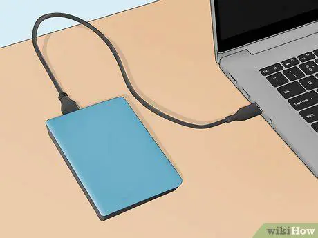 Connect the M DISC drive to your computer