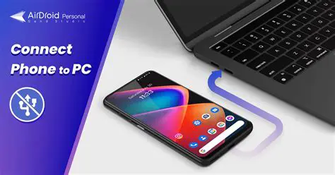 Connect your phone to your computer