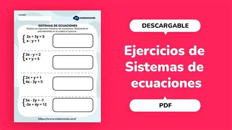 Consejos para resolver sistemas de ecuaciones