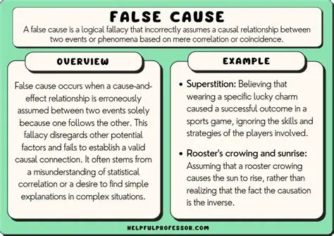 Consequences of Accepting a False Cause Argument
