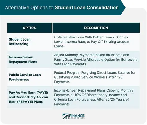 Consider alternative loan options
