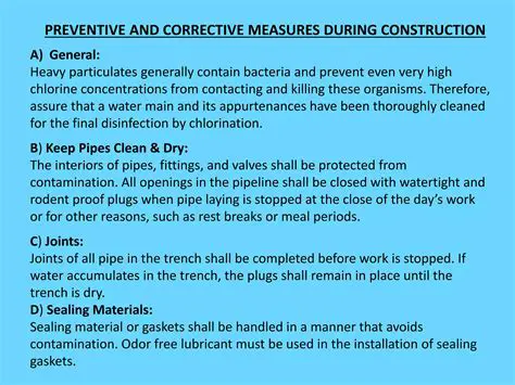 Contamination during installation