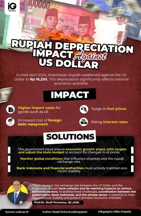 Continuously monitor the movement of the rupiah against the US dollar