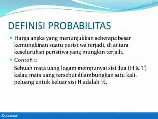Contoh Perhitungan Probabilitas