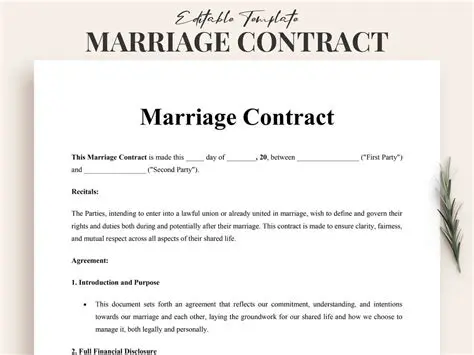 Contract During the Marriage