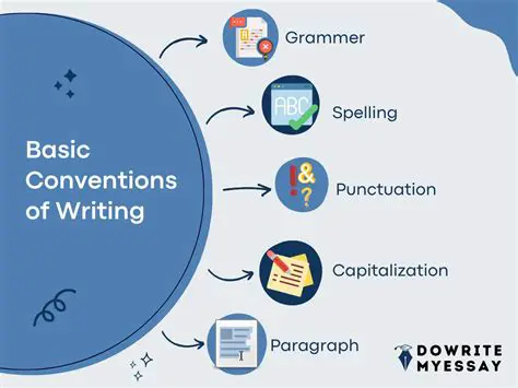 Conventions for program writing