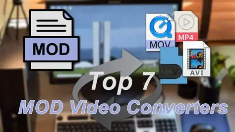 Convert MOD files to various video formats