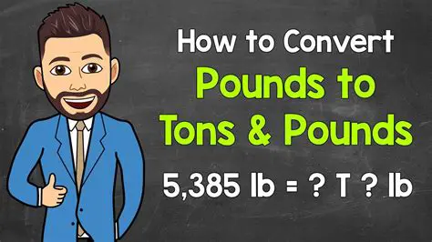 Converting 500 Pounds to Tons