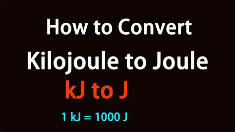 Converting Kilojoules to Exajoules