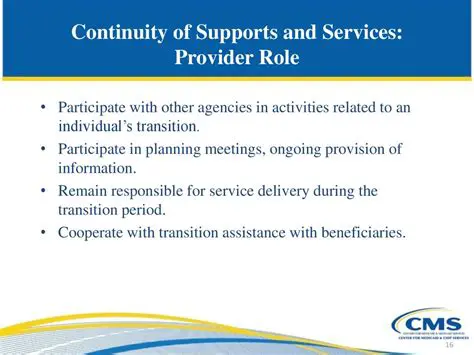 Cooperate with the provider