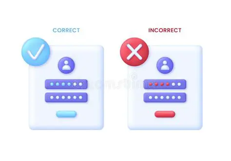 Correct and Incorrect Data