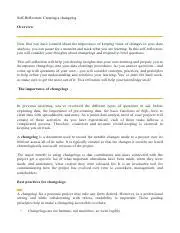 Correct Changelog Reflection