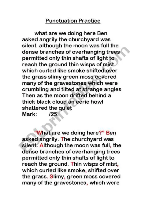 Correcting Punctuation Mistakes in English Texts