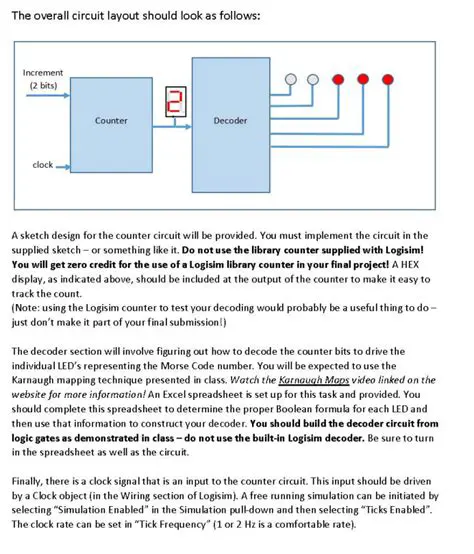 Counter Circuit Explanation