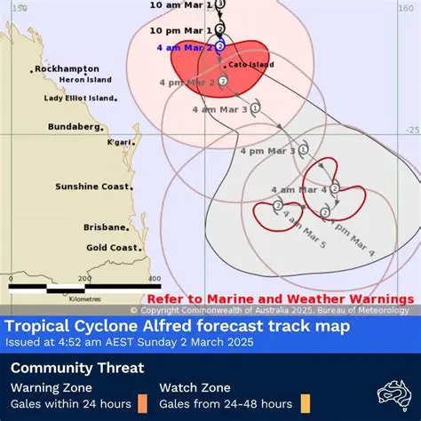 Countries Affected by Cyclone Alfred