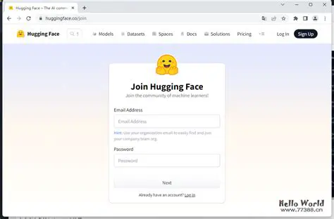 Create a HuggingFace Account