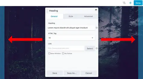 Create a new widget in the content panel