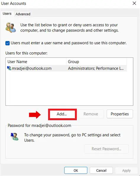 Create and manage user accounts