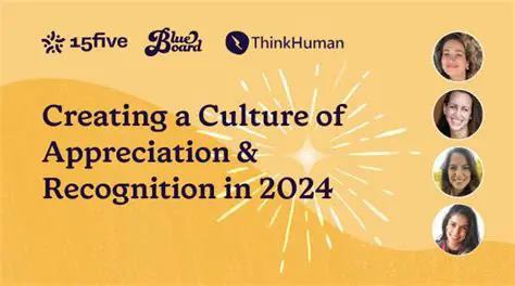 Creating a culture of appreciation and recognition